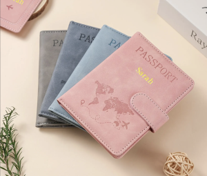 PerfectConnect gift idea from Etsy -Personalized pink passport holders